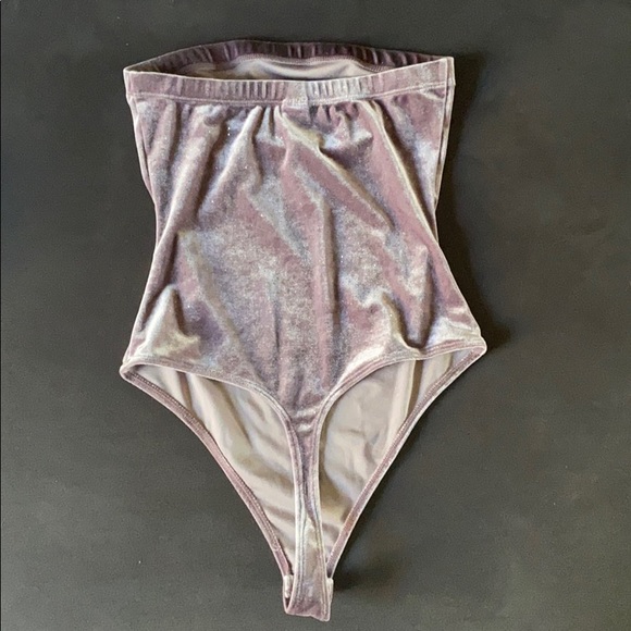 Lavender sparkly onesie tube top - Picture 3 of 3